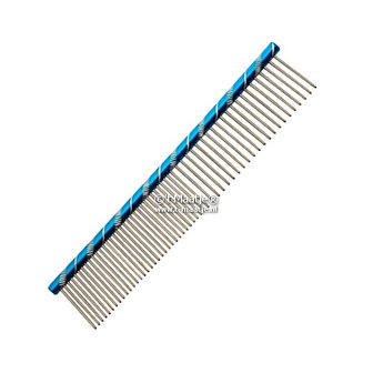 Het Maatje - metalen kam fijn/grof - 4 kleuren - 16 cm.