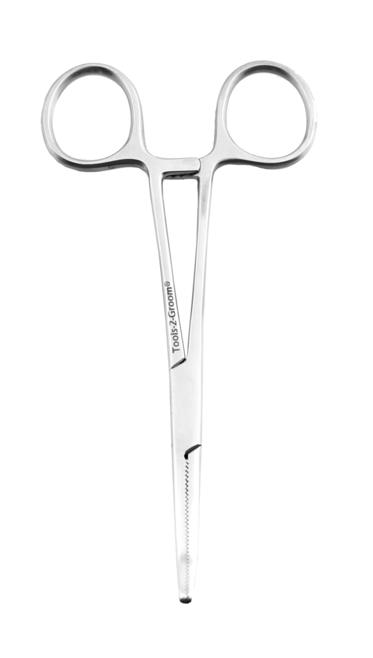 Tools-2-Groom - Arterieklem gebogen bek - 14 cm