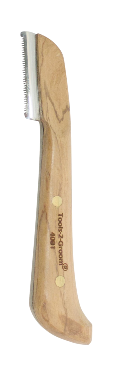 Tools-2-Groom - trimmes houten greep - fijn 