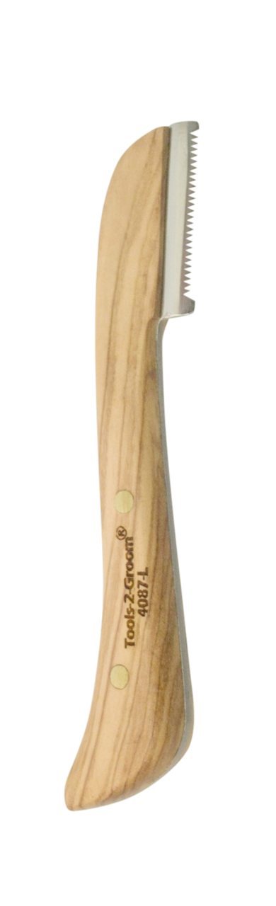 Tools-2-Groom - linkshandig trimmes houten greep - middel 