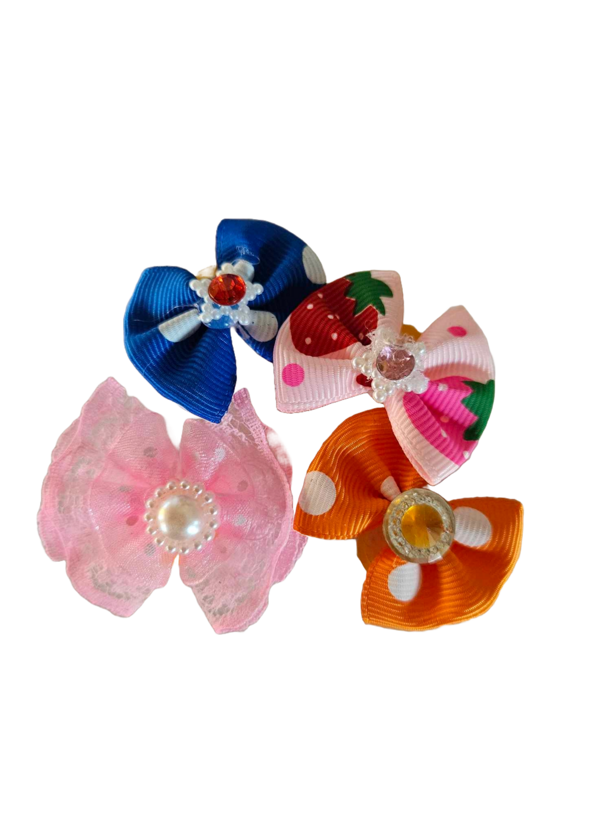 het Maatje - strikjes - roze/blauw/oranje