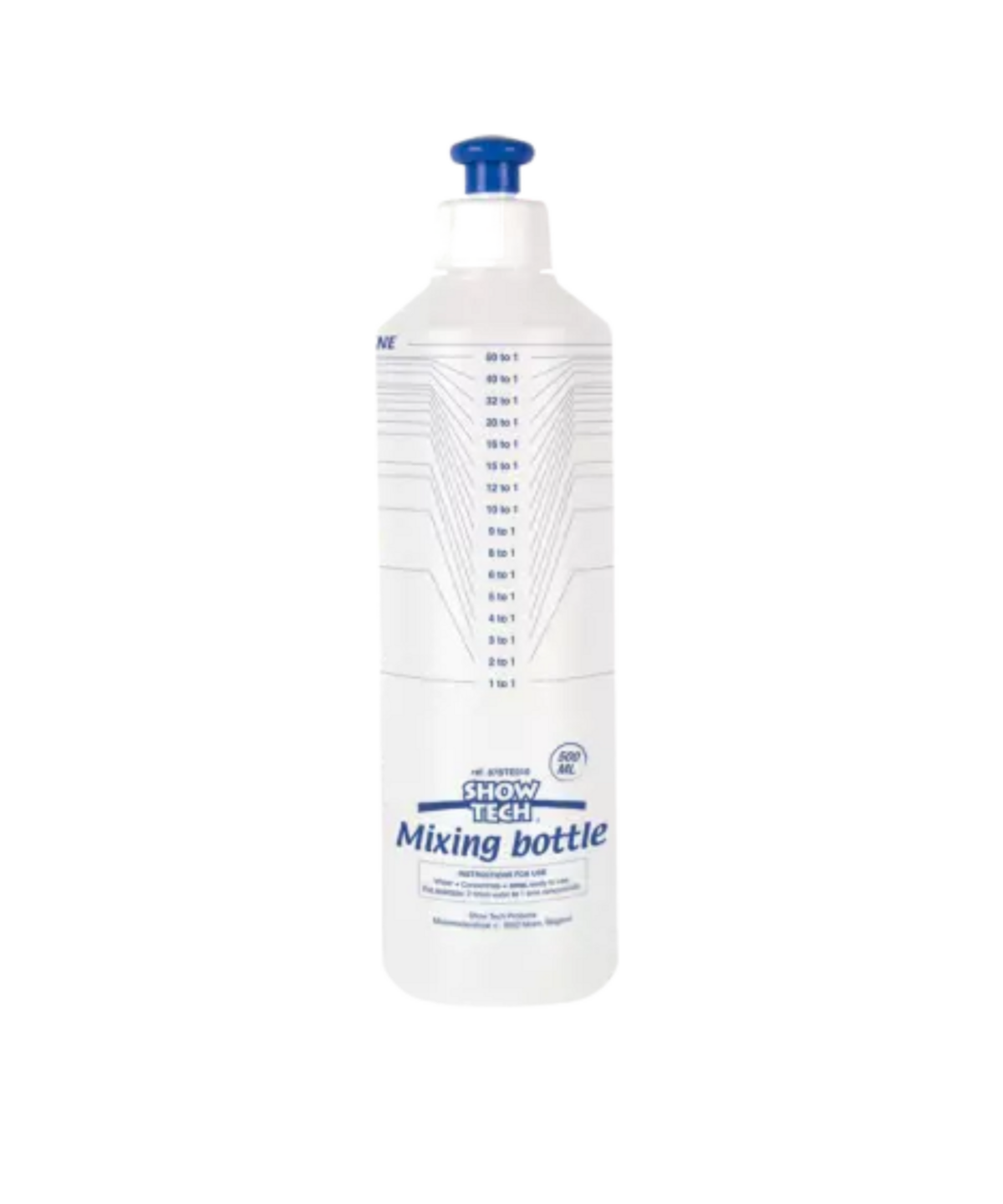 Mengfles - mengverhouding en push-pull dop - 500 ml