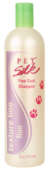 Pet Silk - Texture Line - Fine Coat shampoo - 473 ml
