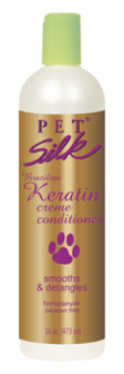 Pet Silk - Brazilian Keratin Creme conditoner - 473 ml