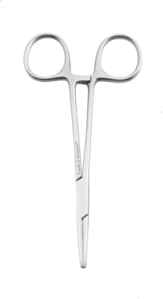 Tools-2-Groom - arterieklem - kort, rechte bek (13 cm.)