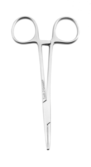 Tools-2-Groom - arterieklem - kort, gebogen bek (13 cm.)
