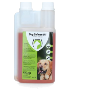 Zalmolie voor de hond