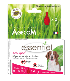 Vlooien-teken pipetten hond 15 tot 30 kg - Agecom