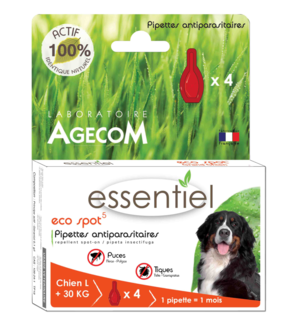 Vlooien-teken pipetten hond boven de 30 kg - Agecom