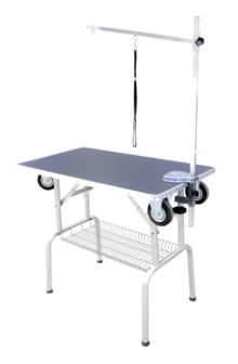 Trimtafel 95x55 cm. - met wielen - inklapbaar