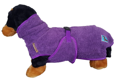 Teckel badjas - Purple Rain - Walk that Dog!