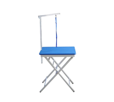 RVS Trimtafel 60 x 45 cm. - lichtgewicht - inklapbaar - inclusief trimarm en trimlus