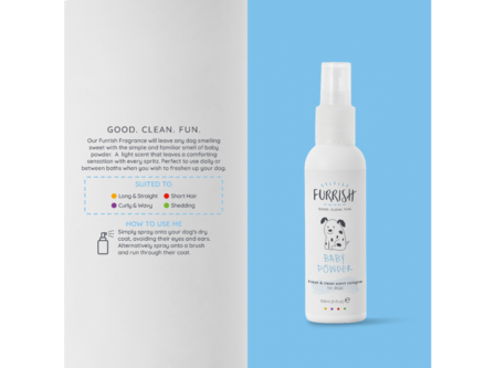 Furrish - Baby Powder hondenparfum - 150 ml.