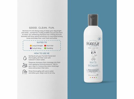 Furrish - White Wonder shampoo - 300 ml.