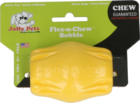 Jolly Flex-n-Chew Bobble - Geel