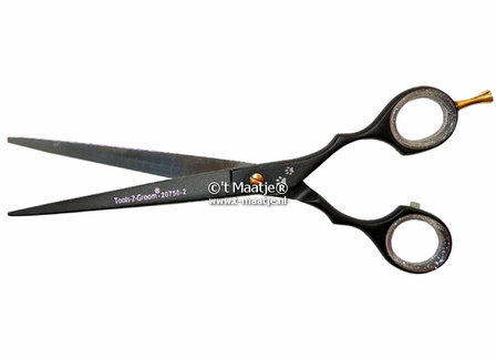 Rechte trimschaar - 19 cm. (7,5 inch) - Black Edge 