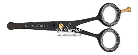 Gebogen potenschaartje Black Edge - 13 cm. (5 inch)