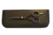 Dubbelzijdige effileerschaar (zwart, inclusief etui) - Het Maatje - 15 cm (6 inch)