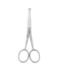 Recht potenschaartje (linkshandig!) -  Witte Rose Line - 11,5 cm (4,5 inch)