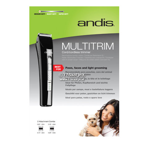 Trimmer - Andis CLT Multitrim (accu en snoer)