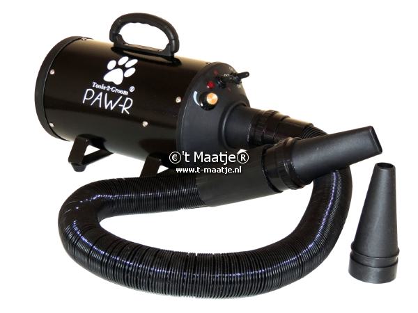 PAW-R waterblazer en droger - met regelbare blaaskracht - kleur: zwart 