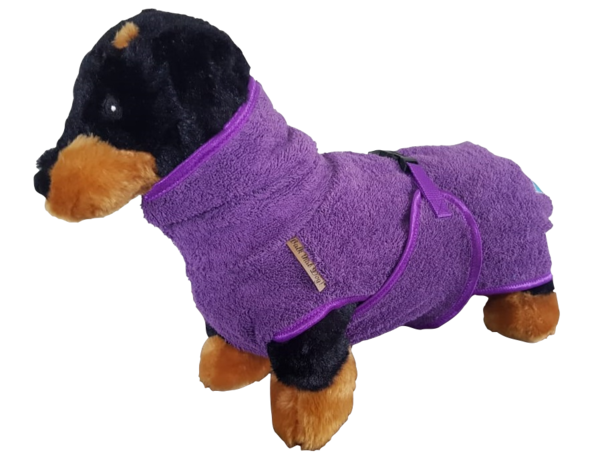 Teckel badjas - Purple Rain - Walk that Dog!