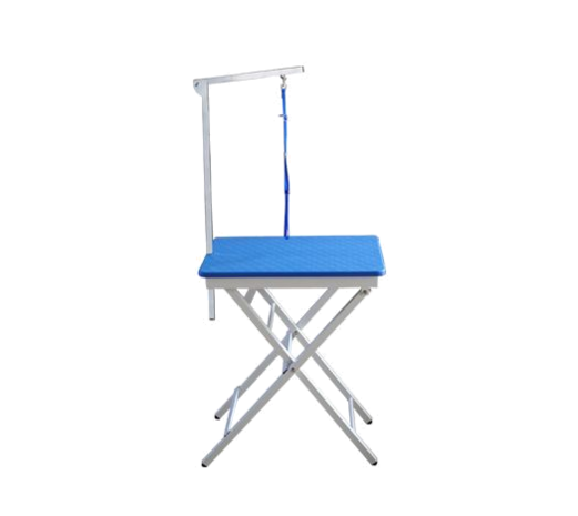 RVS Trimtafel 60 x 45 cm. - lichtgewicht - inklapbaar - inclusief trimarm en trimlus