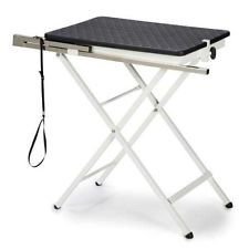 RVS Trimtafel 60 x 45 cm. - lichtgewicht - inklapbaar - inclusief trimarm en trimlus