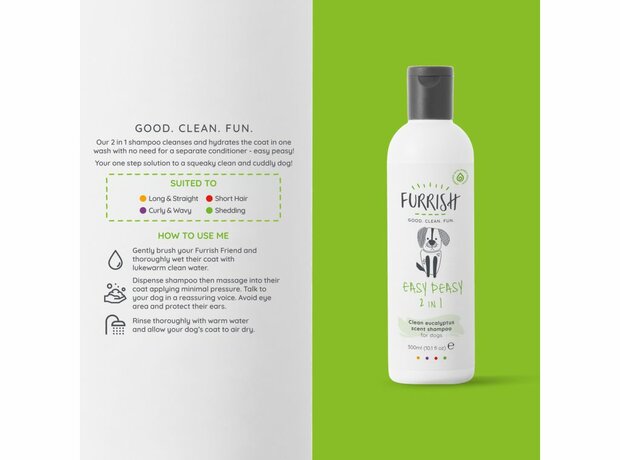 Furrish - Easy Peasy shampoo - 300 ml