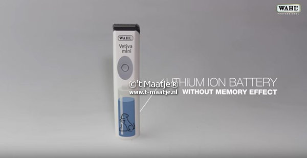 Trimmer met accu EN netvoeding - Wahl Vetiva Mini 