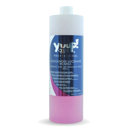 Yuup - Glossing and Detangling spray - 1 liter (navulfles)