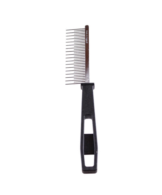 HPP - uitwolkam met kunststof greep - vertanding 1 lang 1 kort 