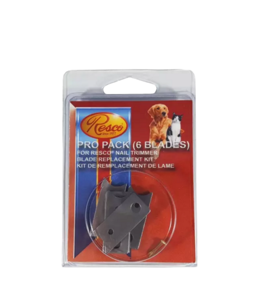 Resco -  6 vervangmesjes voor guillotine nageltang