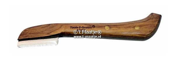 Tools-2-Groom - trimmes houten greep - middel 