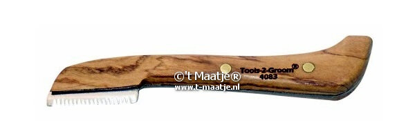 Tools-2-Groom - trimmes houten greep - grof 