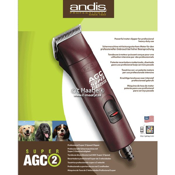 Andis AGCB 2-speed UltraEdge - tondeuse met netsnoer
