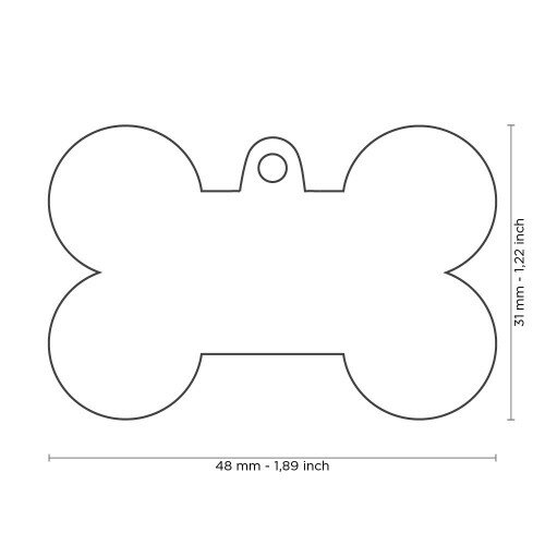 Hondenpenning - Basic bot XL
