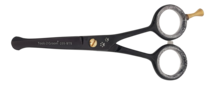 Potenschaartje Black Edge (recht - stompe punt) - 13 cm / 5 inch
