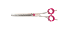 Dubbelzijdige effileerschaar 18 cm - Pro Razor - fuchsia