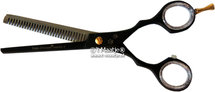 Enkelzijdige effileerschaar 15,5 cm - Black Edge - 6 inch