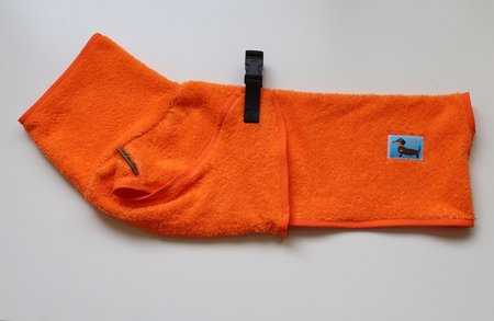 Walk that Dog! Teckel badjas - Royal Orange