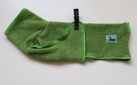 Walk that Dog! Teckel badjas - Meadow Green