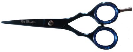 Gebogen blauwe potenschaar 13 cm - het Maatje