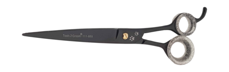 Rechte trimschaar (breed blad) - 21 cm. (8,5 inch) - Black Edge
