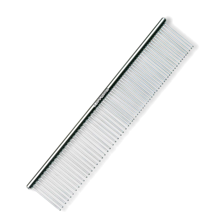 Metalen kam - 18 cm Artero - fijn/grof met ronde greep