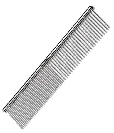 Metalen kam - 18 cm Andis - fijn/grof met ronde greep