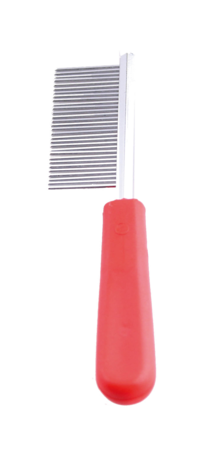 Oor- en snor kam (lengte 4 cm.) - zeer fijne vertanding - lengte tanden 1,5 cm.