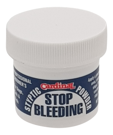 Poeder tegen nagelbloeden - 14 gr Stop bleeding - Cardinal