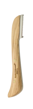 Tools-2-Groom - linkshandig trimmes houten greep - middel