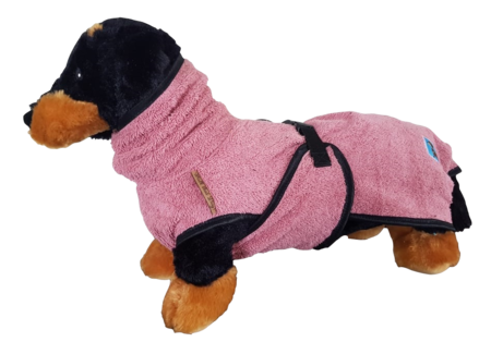 Teckel badjas - Granny Pink - Walk that Dog!